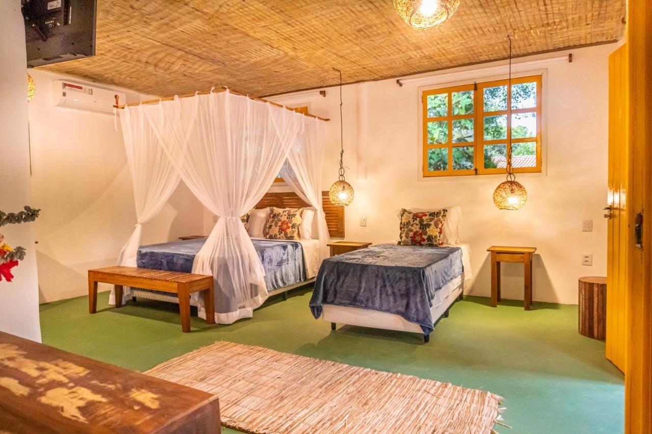 Pousada Recanto Da Preguiça Trancoso Exterior foto